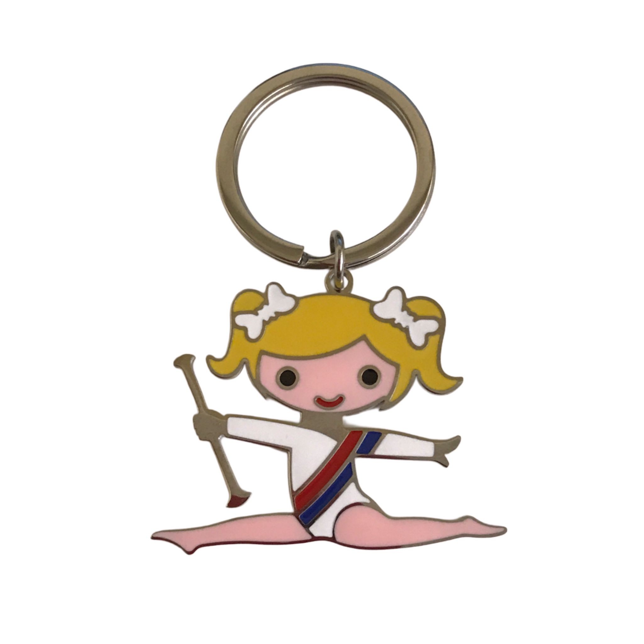 Pendentif - porte-clés Twirler acier inoxydable
